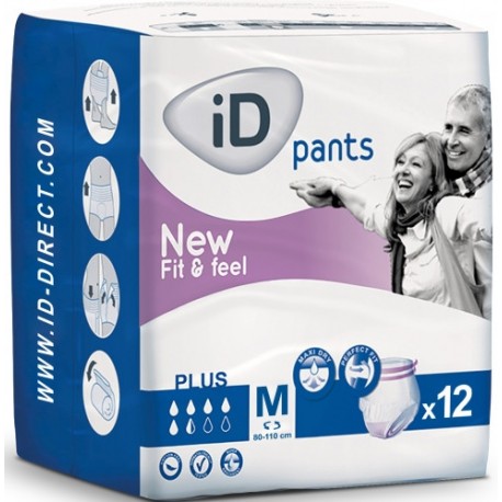 ID PANTS FIT & FEEL PLUS M