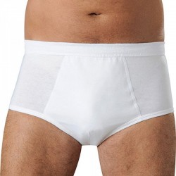 Slip fermé gousset/fond intraversable homme - LEMAHIEU