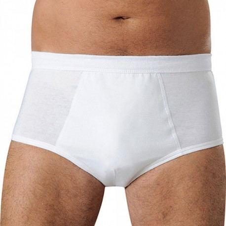 Slip fermé gousset/fond intraversable homme - LEMAHIEU