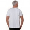 T-shirt mixte ML ouverture dos pression blanc T1