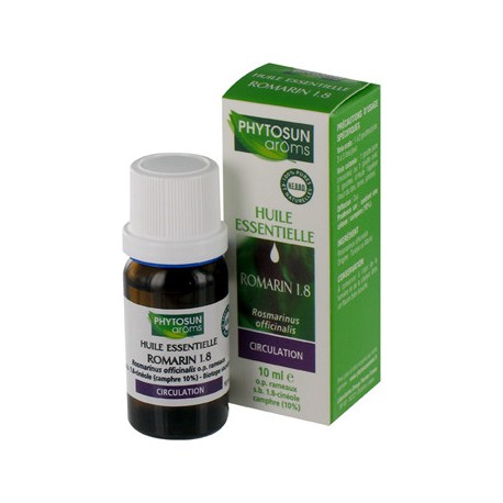 Huile essentielle de romarin 1.8 circulation 10ml