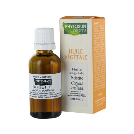 Huile vegetale noisette 30ml