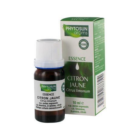 Essence de citron jaune 10ml