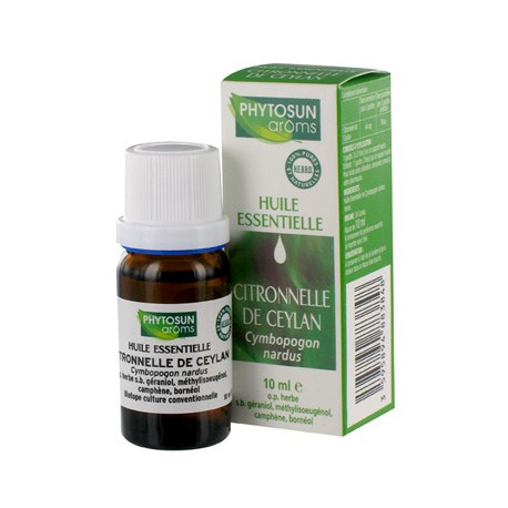 Huile essentielle citronnelle de ceylan 10ml