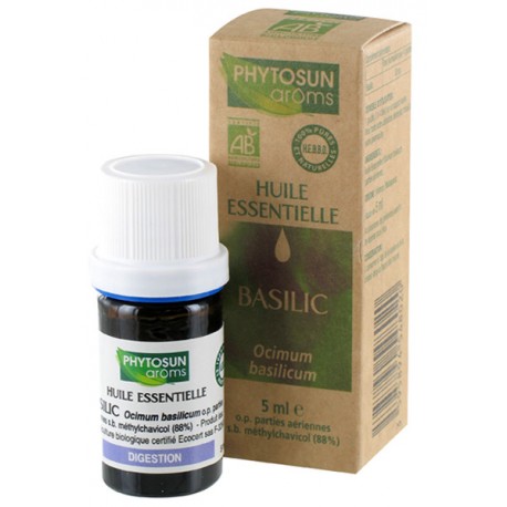 Huile essentielle bio basilic 5ml