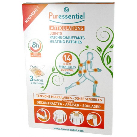 Puressentiel articulations patchs chauffants 3 patchs