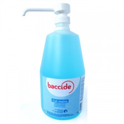 Baccide gel main hydroalcoolique sans rincage 1 l