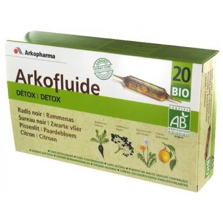 Arkofluide bio detox 20 ampoulesx15ml