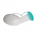 Urinoir pour homme 1l en plastique naturel avec bouchon