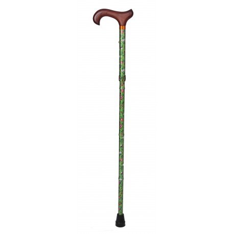 Canne de marche derby flore pliante Herdegen